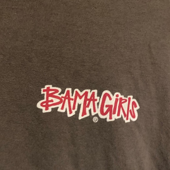 Gray Campus Collection Bama Girls medium Crimson Tide is how I Roll Alabama - Picture 2 of 6